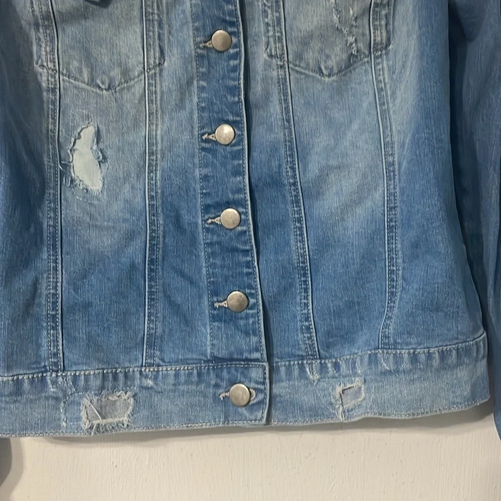 Kut from the kloth distressed Jean jacket - Picture 2 of 10